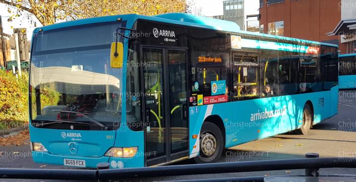 Image of Arriva Beds and Bucks vehicle 3027. Taken by Christopher T at 11.23.37 on 2021.11.25
